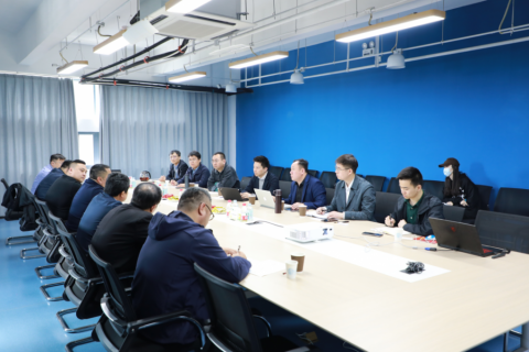 臺灣新金寶集團?工信智寶領導一行蒞臨中原工業設計城洽談落地事宜